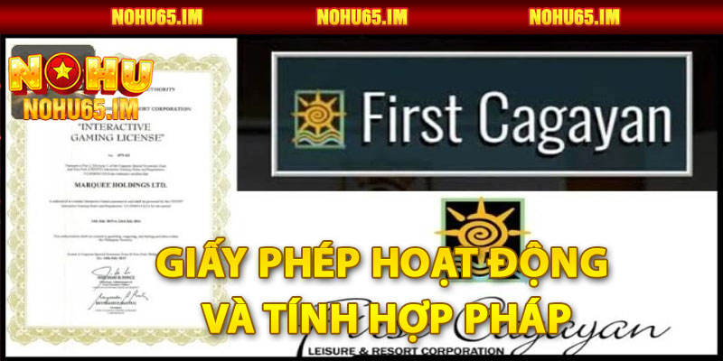 Giấy Phép Hoạt Động và Tính Hợp Pháp